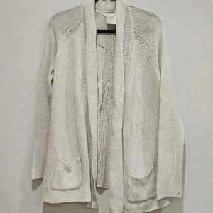 Matty M Crochet Cardigan Open Front